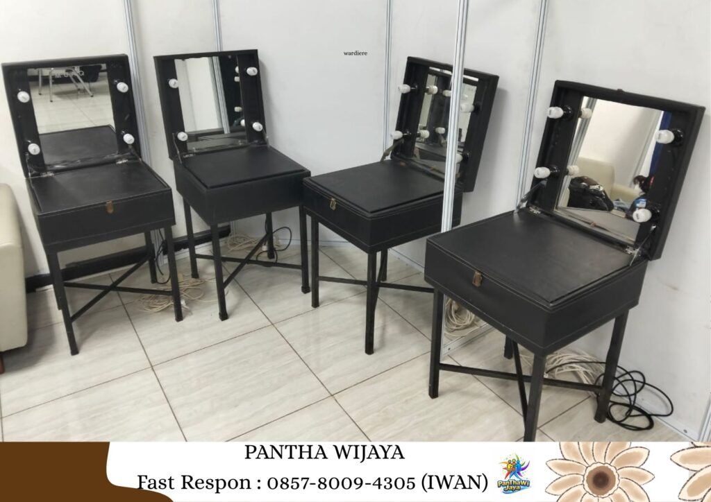 Sewa Meja Kaca Rias Putih Karawang