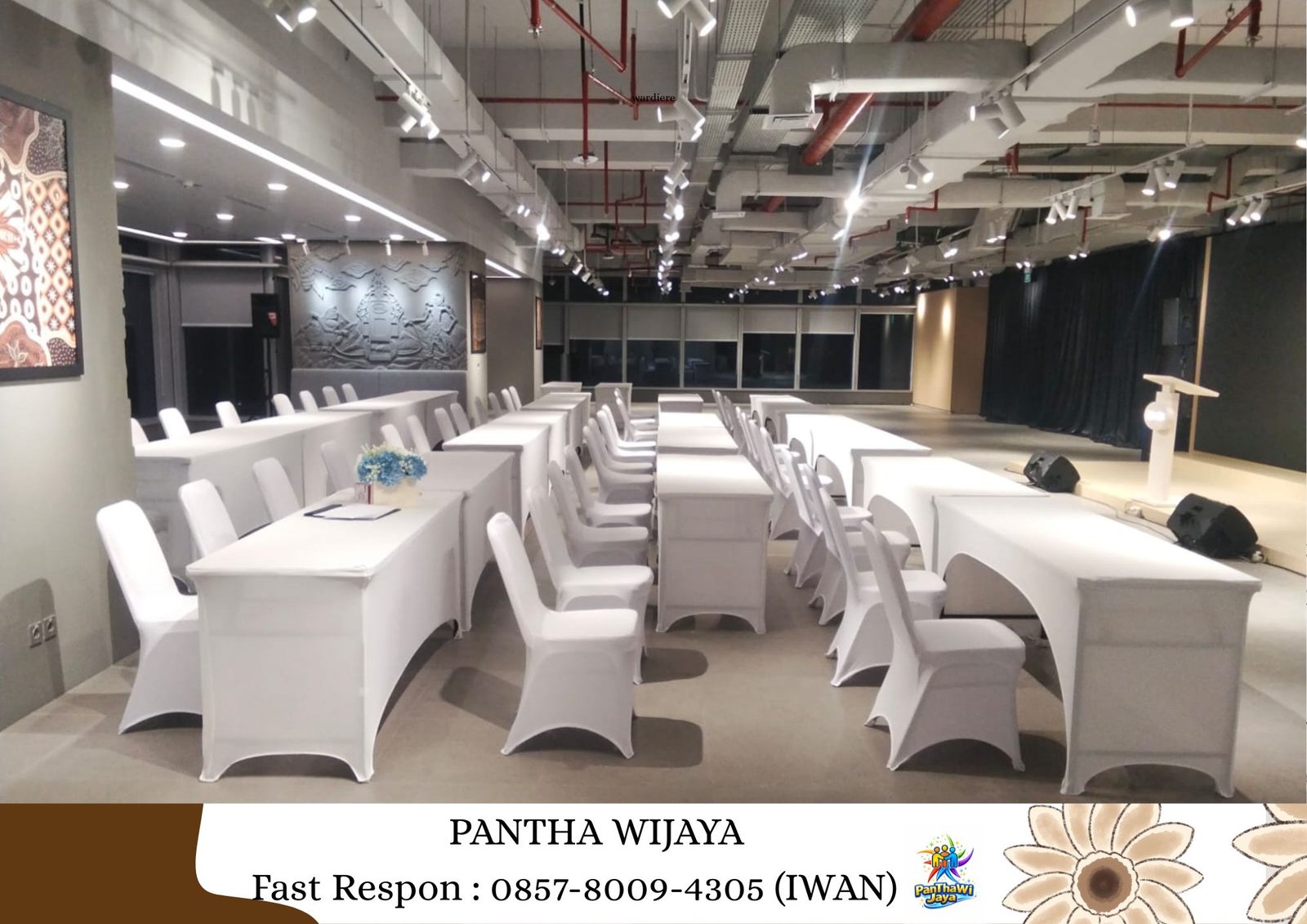 Sewa Meja Kotak IBM Dan Kursi Futura Cover Area Jakarta Utara