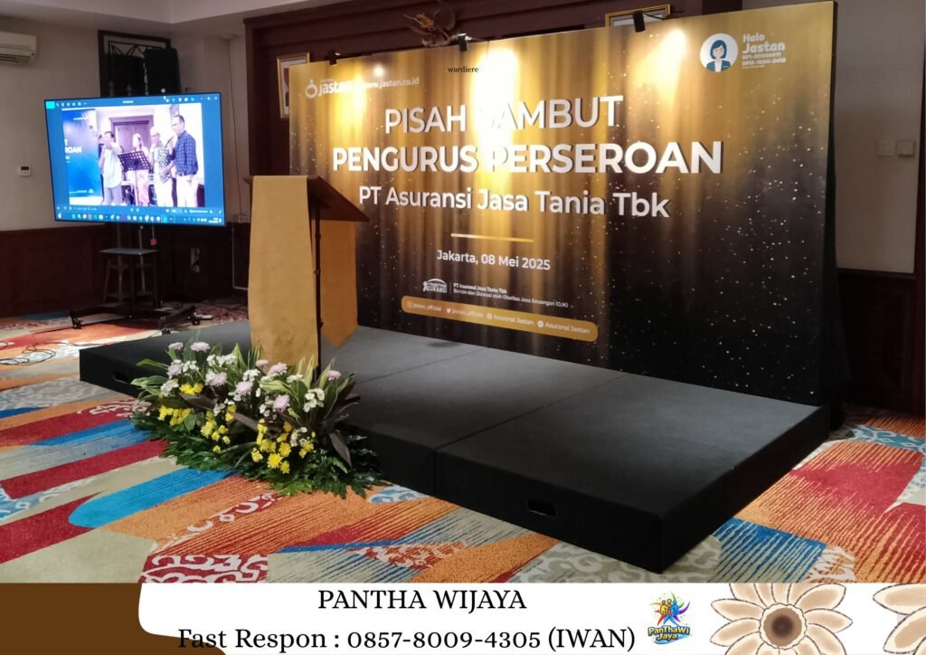 Sewa Backdrop Dan Panggung Karpet Hitam Karawang