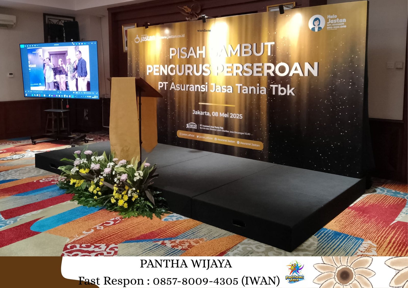 Sewa Backdrop Dan Panggung Karpet Hitam Karawang