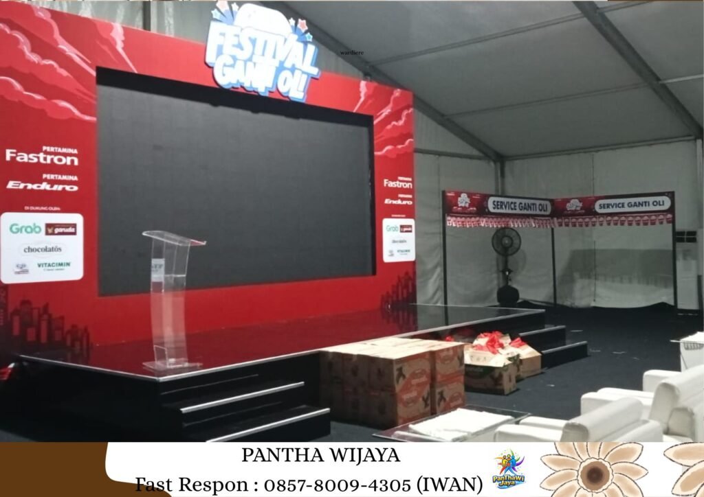 Sewa Backdrop Dan Panggung Karpet Hitam Karawang