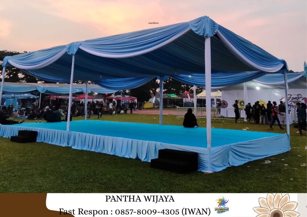 Rental Tenda Plafon Poni Hitam Jababeka