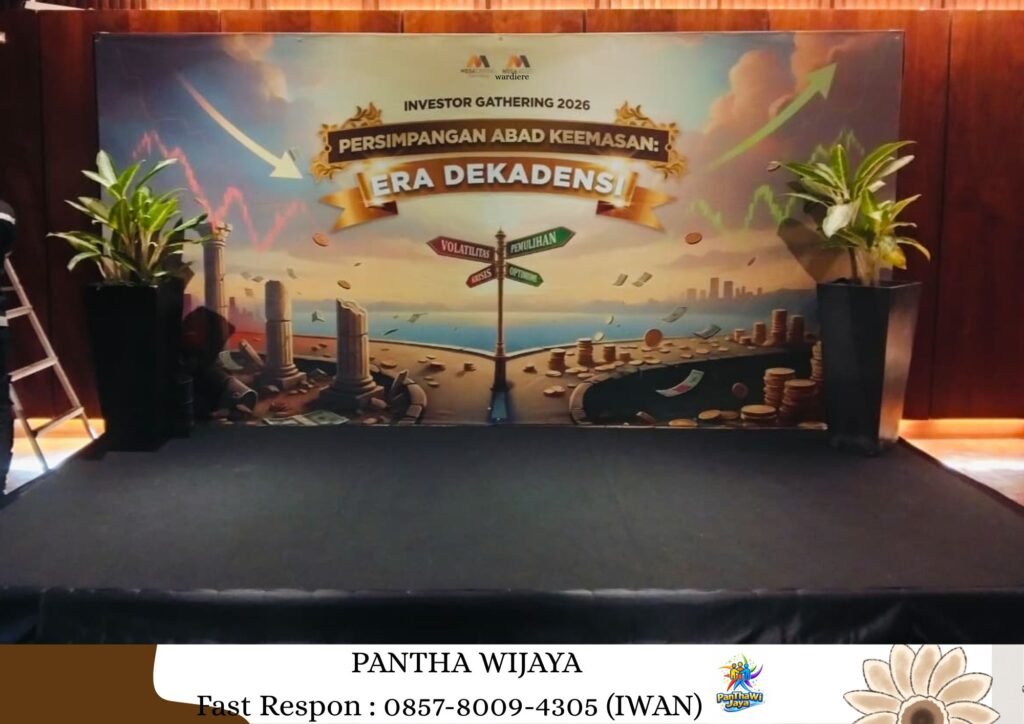 Rental Backdrop Flexy Korea Area Karawang