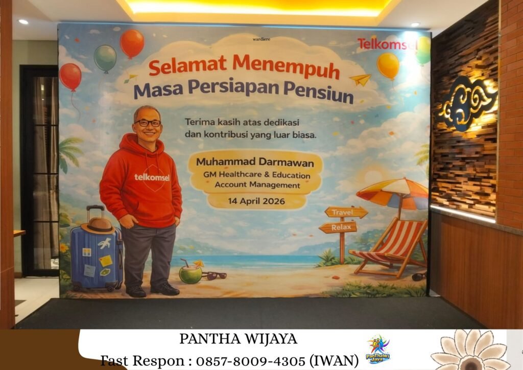 Rental Backdrop Flexy Korea Area Karawang