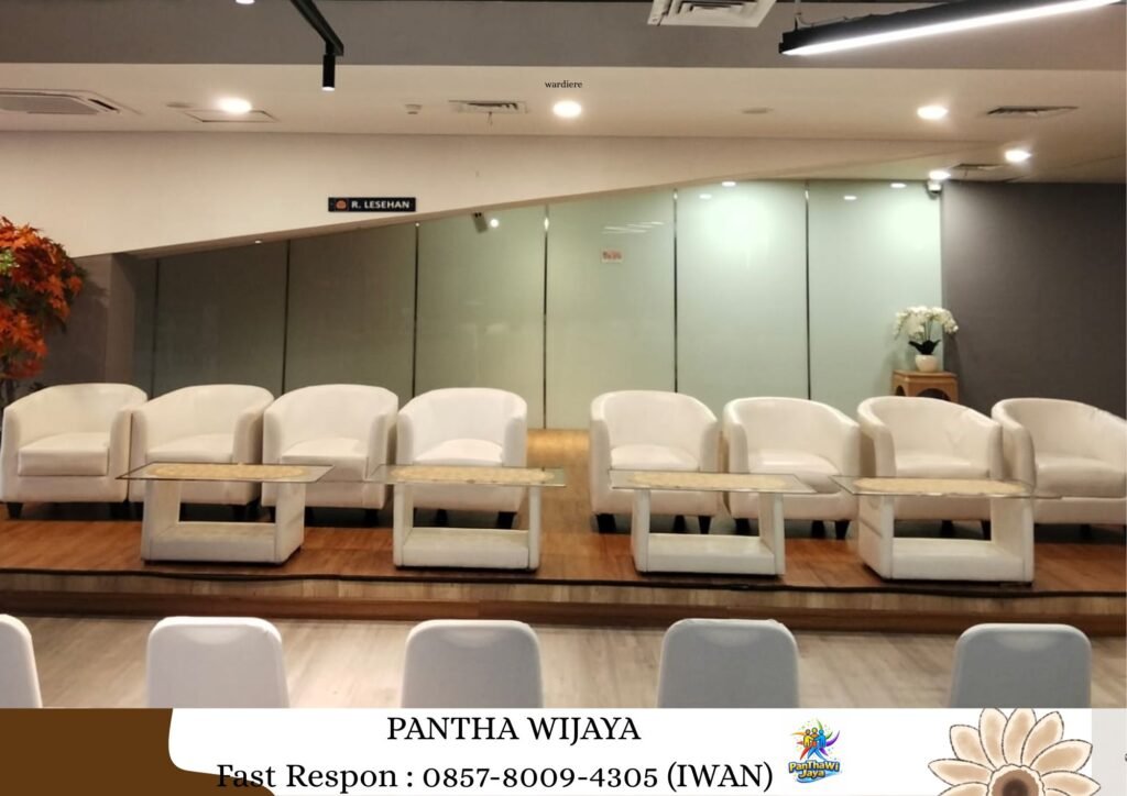 Rental Sofa Oval Hitam, Sofa Oval Putih Jaksel