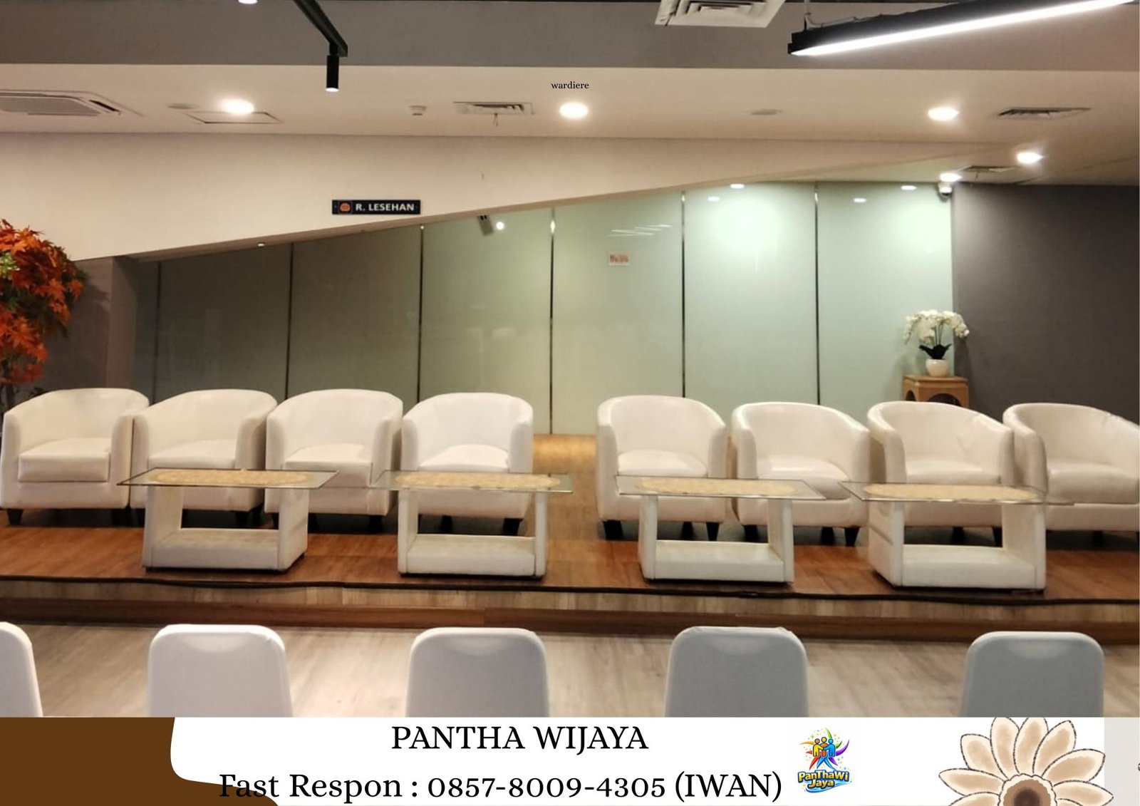 Rental Sofa Oval Hitam, Sofa Oval Putih Jaksel