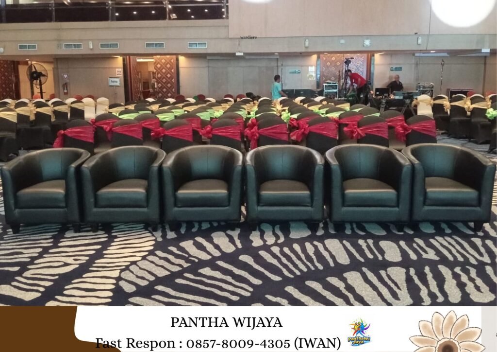 Rental Sofa Oval Hitam, Sofa Oval Putih Jaksel